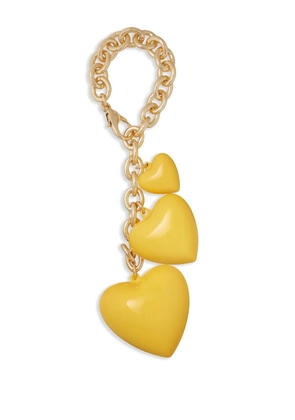 Roxanne Assoulin The Puffy Tripple Heart bag accessory - Gold