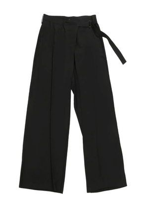 Yohji Yamamoto wrap-design trousers - Black