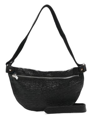 Guidi grained belt bag - Black