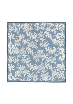 TOM FORD floral-print handkerchief - Blue