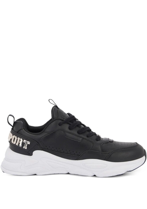 Plein Sport Ghost X // Gen.X.05 logo plaque trainers - Black