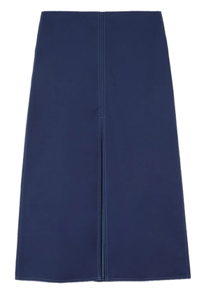 Sunnei long split skirt - Blue