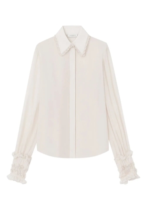 Lafayette 148 silk shirt - Neutrals