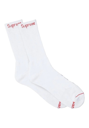 Supreme x Hanes Crew socks (pack of four) - White
