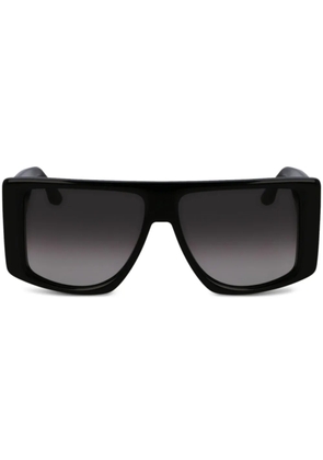 Victoria Beckham Eyewear logo-plaque sunglasses - Black