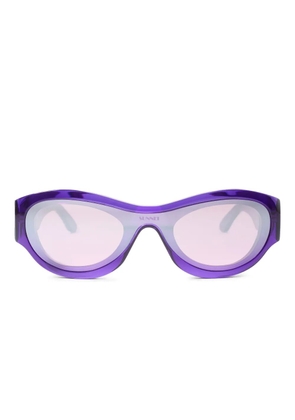 Sunnei geometric-frame sunglasses - Purple