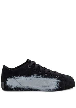 Y-3 Nizzastar LQ paint-splatter sneakers - Black