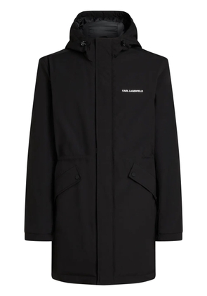 Karl Lagerfeld Ultra Lightweight hooded parka - Black