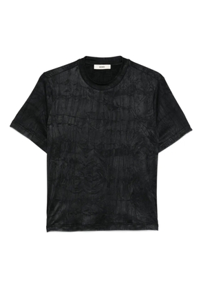 SIEDRES logo-detail T-shirt - Black