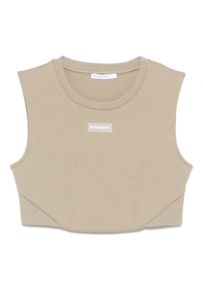 Patrizia Pepe crew-neck sleeveless top - Neutrals