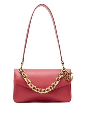 Roberto Cavalli leather shoulder bag - Red