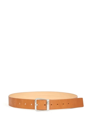 MM6 Maison Margiela numbers-engraved belt - Brown