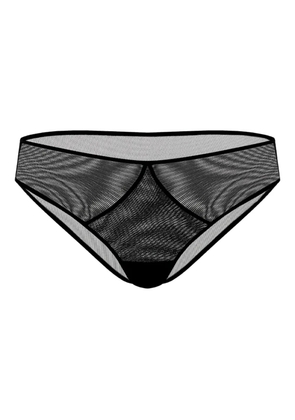 Zhilyova Asteria mesh briefs - Black