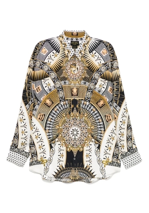 Camilla long-sleeved shirt - Brown