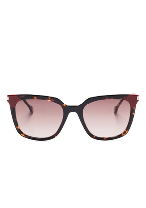 Carolina Herrera square-frame sunglasses - Brown