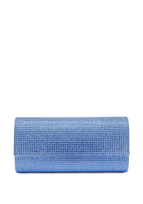 Judith Leiber rhinestone-embellished clutch bag - Blue