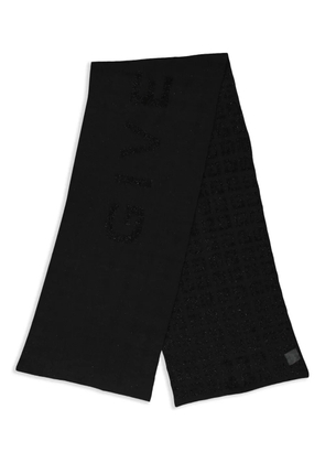 Givenchy 4G-appliqué scarf - Black