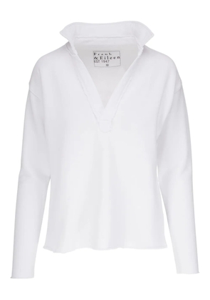 Frank & Eileen V-neck cotton T-shirt - White