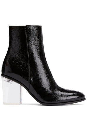 Giuseppe Zanotti 80mm Enriette Plexy ankle boots - Black
