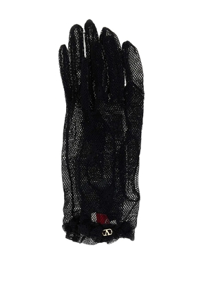 Valentino Garavani mesh gloves - Black