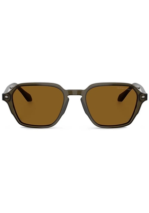 Giorgio Armani square-frame sunglasses - Green