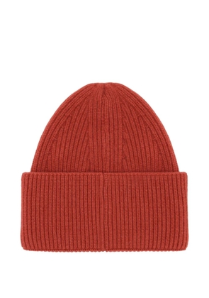 Laneus ribbed knit beanie - Orange