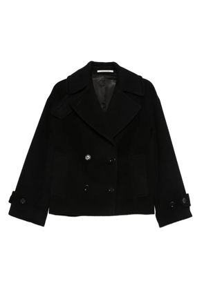 Tagliatore double-breasted long-sleeve jacket - Black