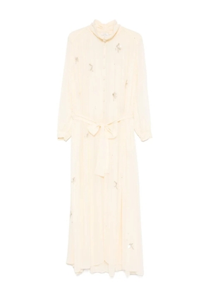Forte Forte crystal-embellished dress - Neutrals