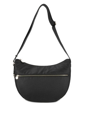 Borbonese medium zip-fastening shoulder bag - Black