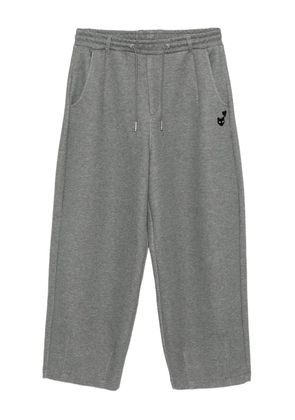 SONGZIO panther-embroidered trousers - Grey