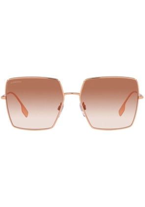 Burberry Eyewear Daphne square-frame sunglasses - Gold