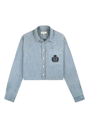 Sporty & Rich H&W Crest shirt - Blue