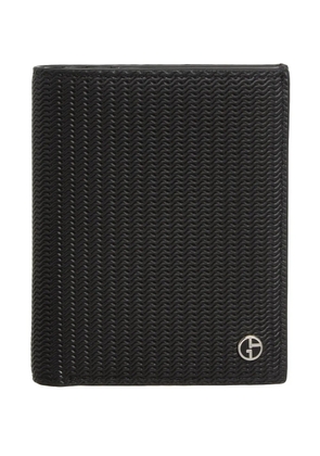 Giorgio Armani logo-plaque cardholder - Black