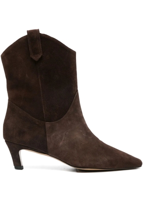 Bibi Lou pointed-toe suede ankle boots - Brown