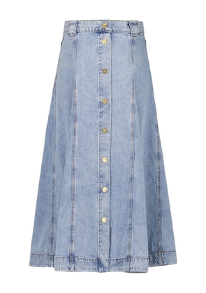 ZIMMERMANN denim flared skirt - Blue