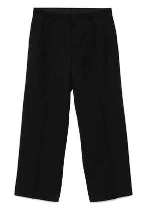 Sunflower wide-leg pleated trousers - Black