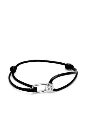 Nialaya Jewelry hook-charm string bracelet - Black