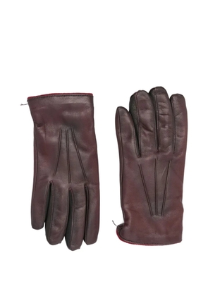 Paul Smith leather gloves - Red