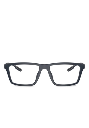 Emporio Armani square-frame glasses - Blue