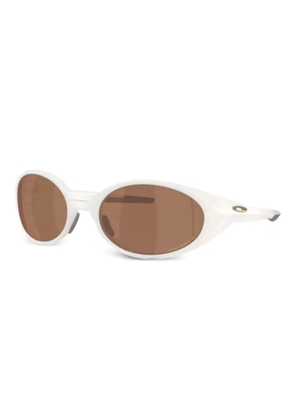 Oakley logo-print sunglasses - Neutrals