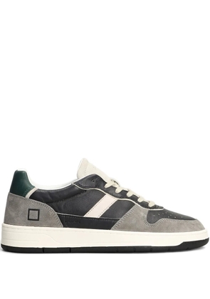 D.A.T.E. leather suede-panel sneakers - Grey