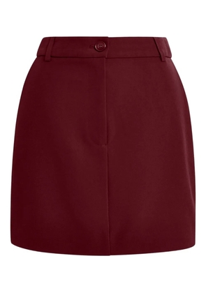 Essentiel Antwerp button-fastening mini skirt - Red