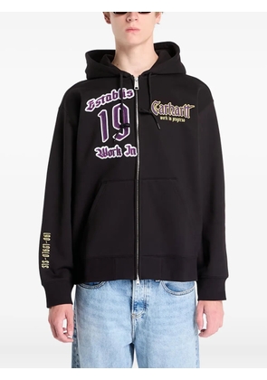 Carhartt WIP logo-print hoodie - Black