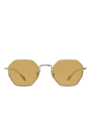 MR. LEIGHT Eden S geometric-frame sunglasses - Gold