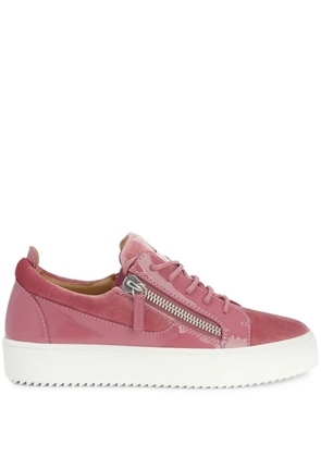Giuseppe Zanotti Gail velvet sneakers - Pink