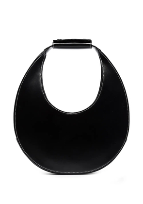 STAUD Moon leather tote bag - Black