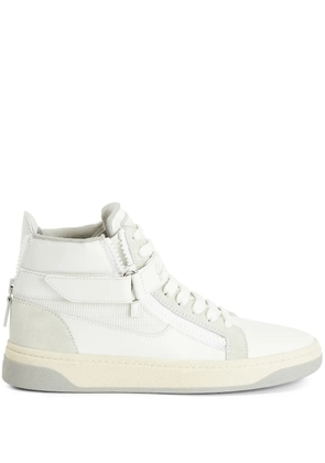 Giuseppe Zanotti GZ94 leather high-top sneakers - White
