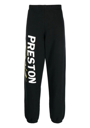 Heron Preston logo-print organic cotton track pants - Black