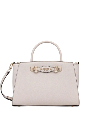 GUESS USA Mimina logo-plaque tote bag - Neutrals