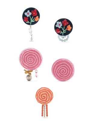 Amir Slama Bijoux 3 pair earring set - Multicolour